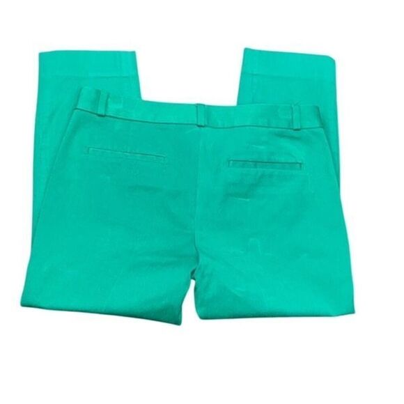 Banana Republic Sloan Green Cropped Pants Size 8 Petite - Picture 3 of 4